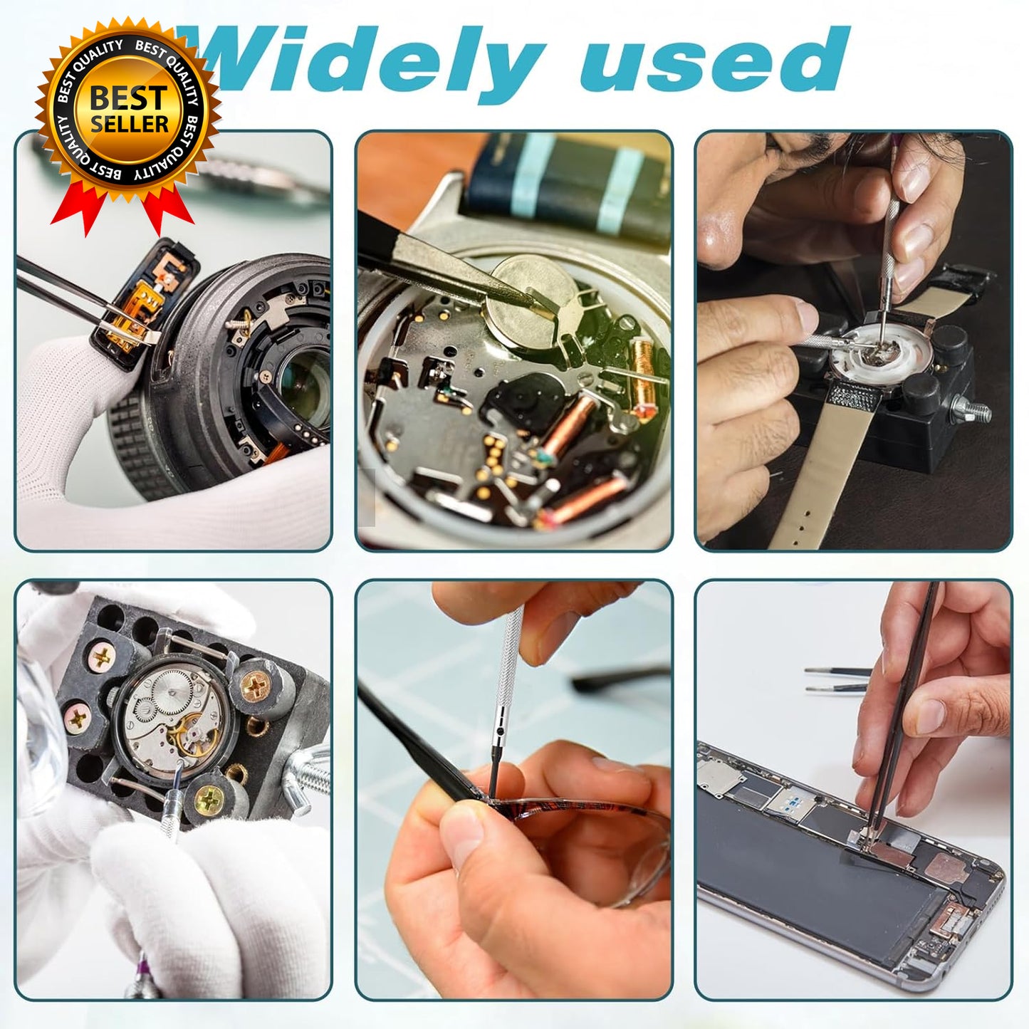 8 Pieces Professional Watch Screwdriver Set Micro Precision Screwdriver Set