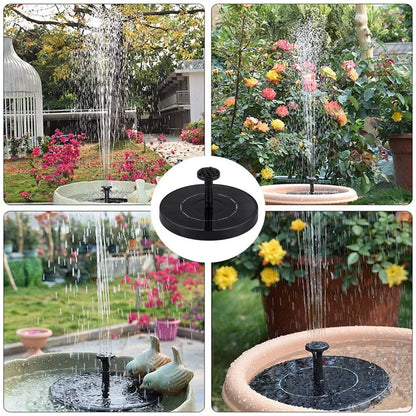 Solar Water Fountain – Floating Bird Bath Fountain for Garden, Pond & Patio, 7 Nozzles, Eco-Friendly Outdoor Decor