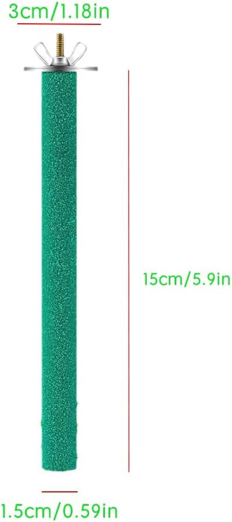 10 Pcs Bird Perch Stand - Colorful Paw-Grinding Sticks for Parakeets, Cockatiels & Small Birds (Cage Accessories)