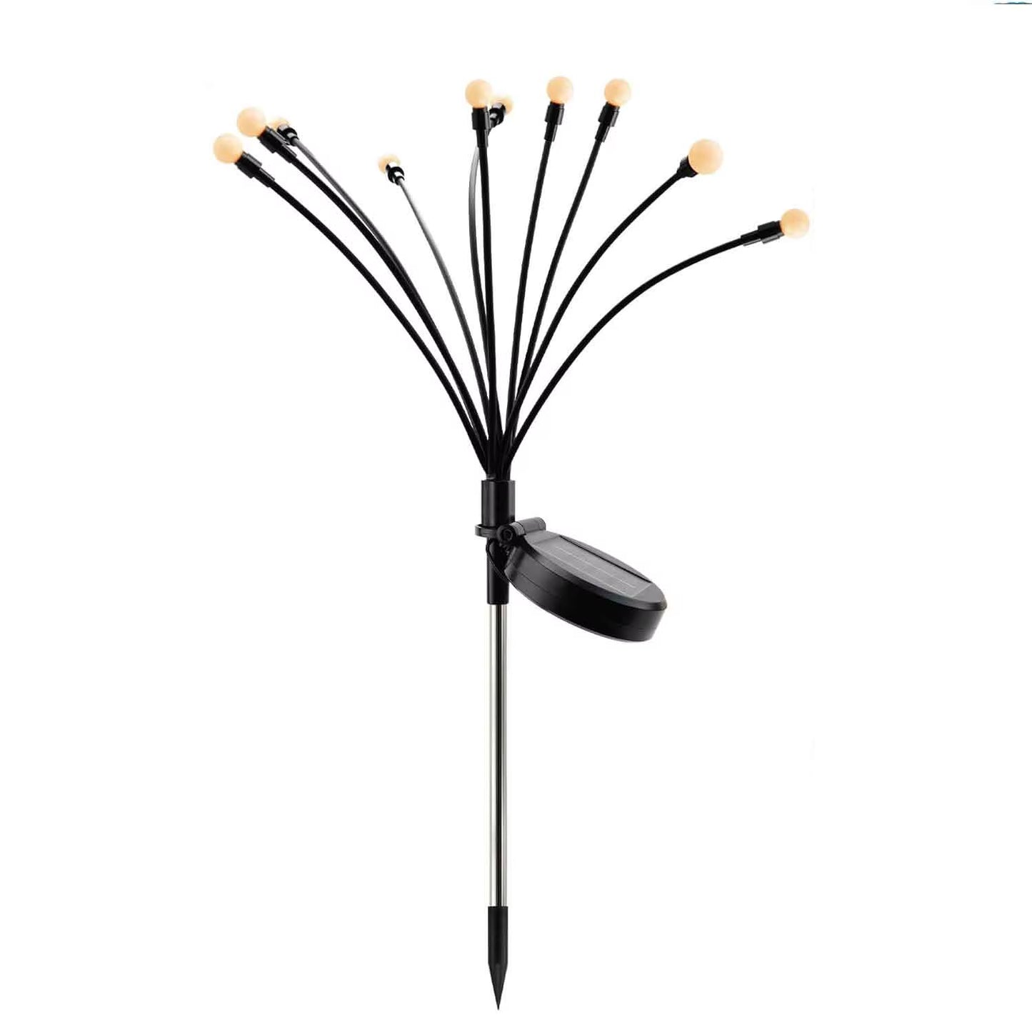 Solar Firefly Garden Lights – Waterproof Swaying Outdoor Stake Lights for Yard, Patio & Pathway (Warm White)