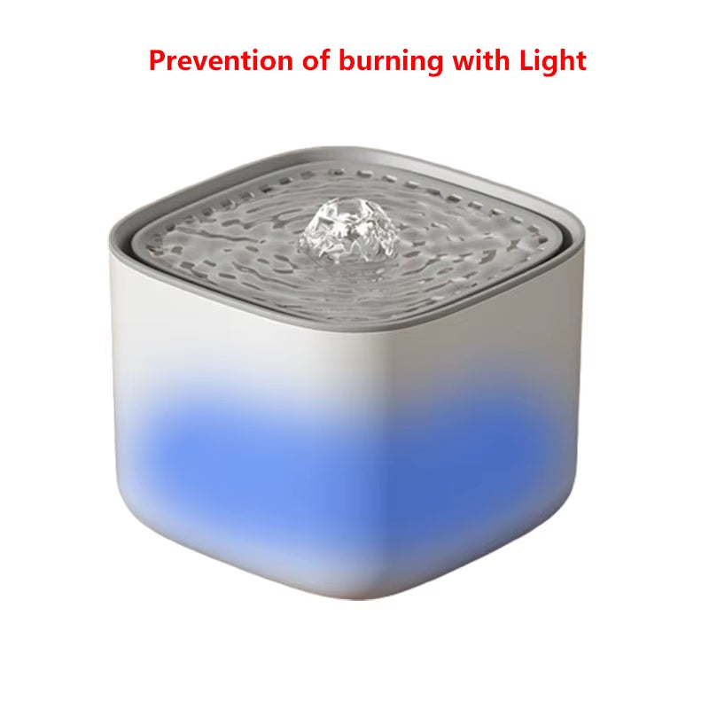 Automatic Pet Water Fountain 3L – LED Ultra-Quiet Cat & Dog Drinking Dispenser with Smart Filter