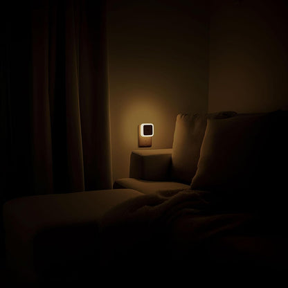 LED Plug-In Night Light, 4-Pack - Dusk to Dawn Sensor Warm White Night Lights for Bedroom, Bathroom & Hallway