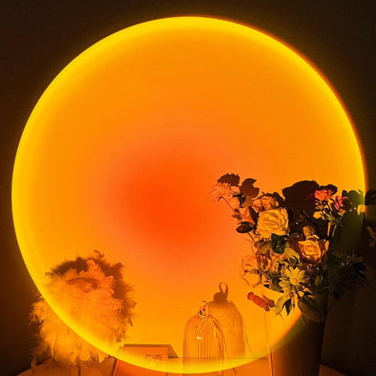Sunset Lamp Projection - Red, Yellow, Sunset - USB Connection - Room Decor