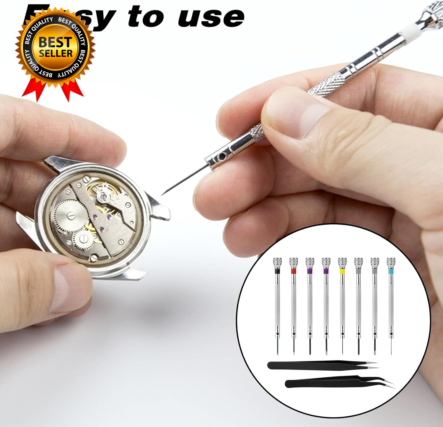 8 Pieces Professional Watch Screwdriver Set Micro Precision Screwdriver Set