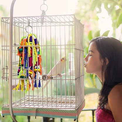 Parrot Chewing Toy - Wooden Block Tearing Toy for Conures, Cockatiels, African Greys & Large Birds