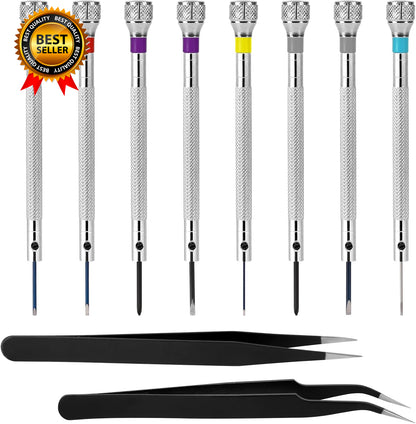 8 Pieces Professional Watch Screwdriver Set Micro Precision Screwdriver Set