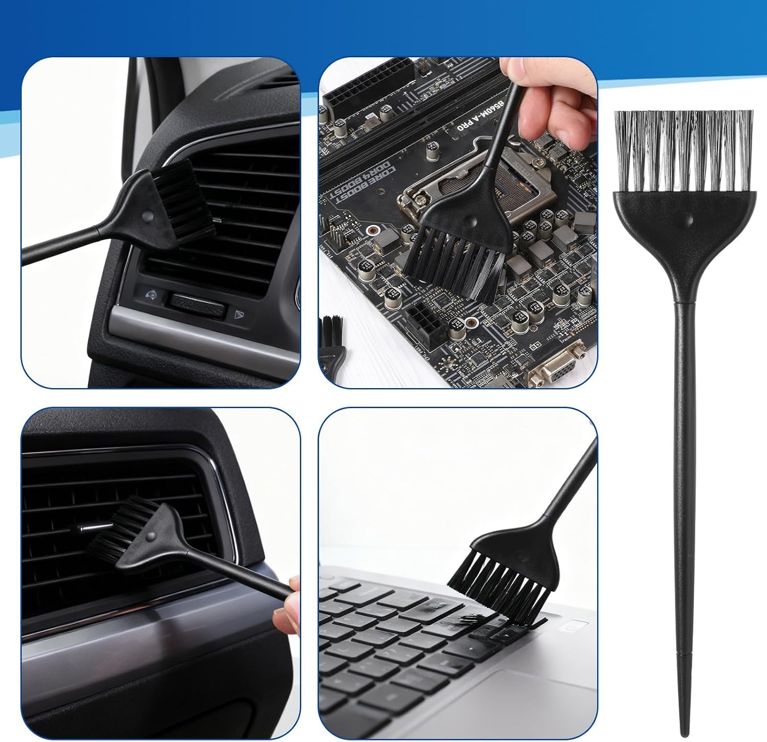 10PCS Cleaning Brush for Household Electric Appliance, Small Cleaning Brush Electric Shaver Clean Brushes Razor Cleaner Brushes Multifunctional Clean Set for Computer Keyboard Car Mixer Cleaner