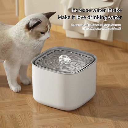 Automatic Pet Water Fountain 3L – LED Ultra-Quiet Cat & Dog Drinking Dispenser with Smart Filter